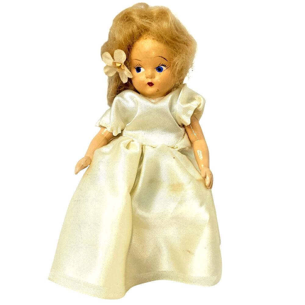 6" Vintage 30s - 40s Dolls Bisque Baby Doll